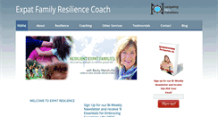 Desktop Screenshot of expatfamilyresiliencecoach.com